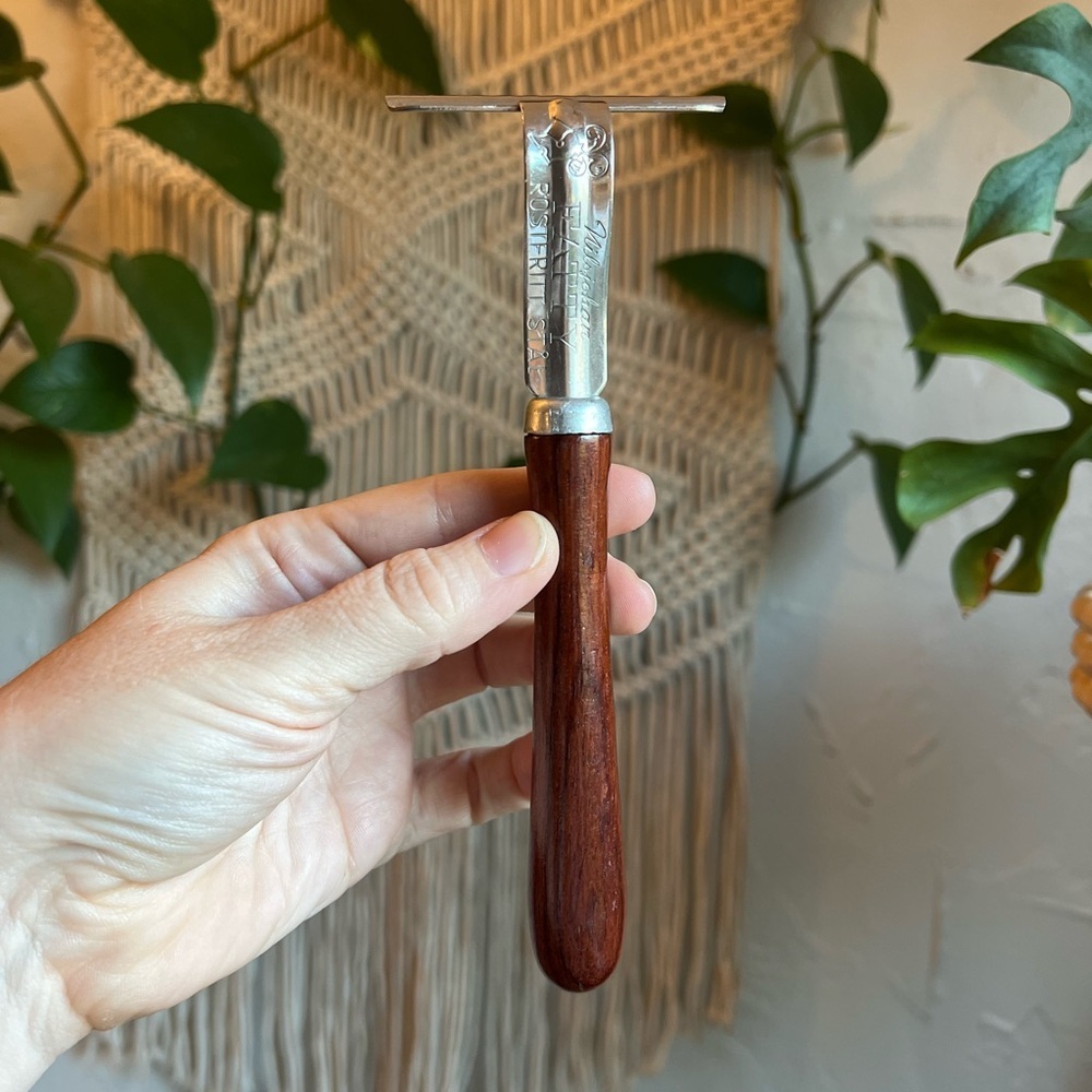 Vintage Swedish Pastry Crimper FATTI Rostfritt Stål Scandinavian Kitchen Utensil